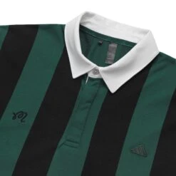 Malbon X Adidas Go-To Long Sleeve Rugby Polo Shirt 5 Malbon X Adidas Go-To Long Sleeve Rugby Polo Shirt -Elite Wear Shop IQ2972 GREEN 2