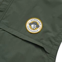 MALBON X PTM 1/4 ZIP NYLON VEST -Elite Wear Shop M 7912 PTM GREEN 2