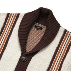 Helena Shawl Collar Knit -Elite Wear Shop M 8309 MUSLIN 2