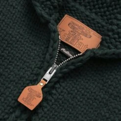 MALBON X KANATA KNITS M SCRIPT JACKET -Elite Wear Shop M 8492 GRN 2REV