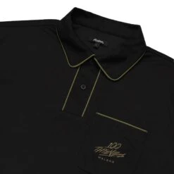 Malbon X 100 Thieves Scout Performance Polo -Elite Wear Shop M 8506 BLK 2