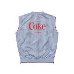 MALBON X COCA-COLA REVERSIBLE NYLON VEST 7 MALBON X COCA-COLA REVERSIBLE NYLON VEST -Elite Wear Shop M 8522 POWDER NAVY 3