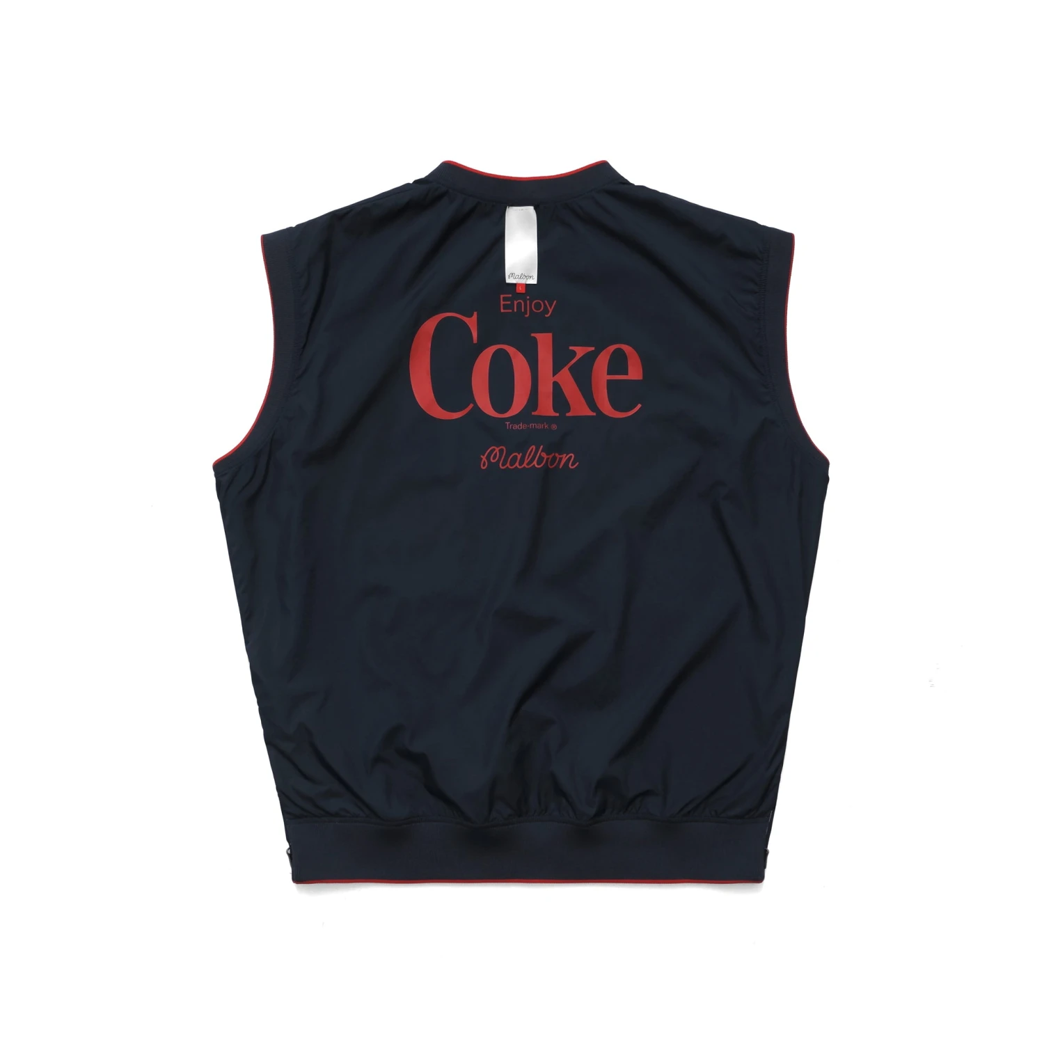 MALBON X COCA-COLA REVERSIBLE NYLON VEST 4 MALBON X COCA-COLA REVERSIBLE NYLON VEST - Image 4