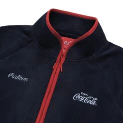 MALBON X COCA-COLA SHERPA 1/2 ZIP PULLOVER -Elite Wear Shop M 8523 NAVY 2