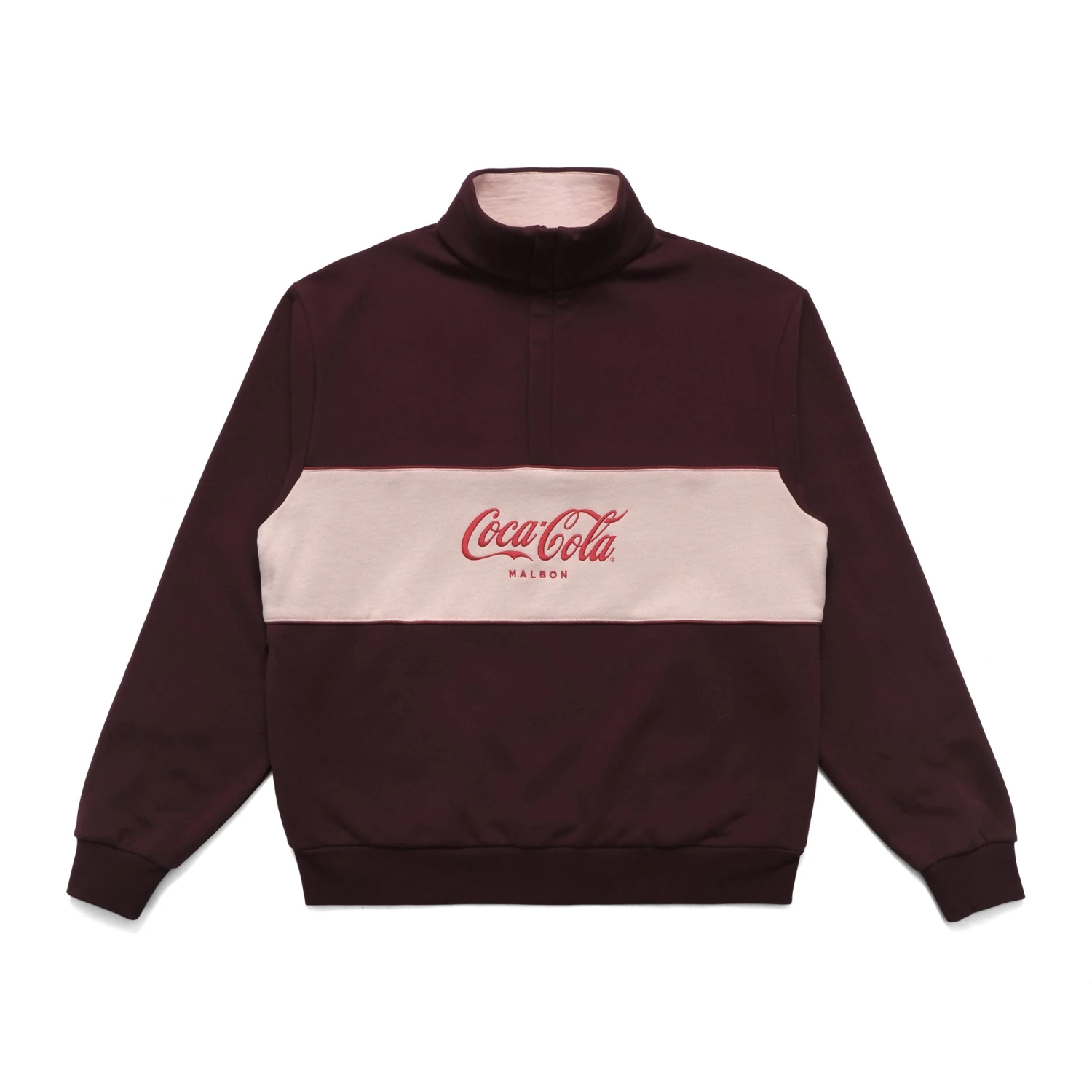 MALBON X COCA-COLA SPENCERIAN 1/4 ZIP FLEECE 1 MALBON X COCA-COLA SPENCERIAN 1/4 ZIP FLEECE