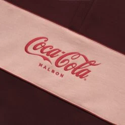 MALBON X COCA-COLA SPENCERIAN 1/4 ZIP FLEECE 7 MALBON X COCA-COLA SPENCERIAN 1/4 ZIP FLEECE -Elite Wear Shop M 8525 MAROON 2