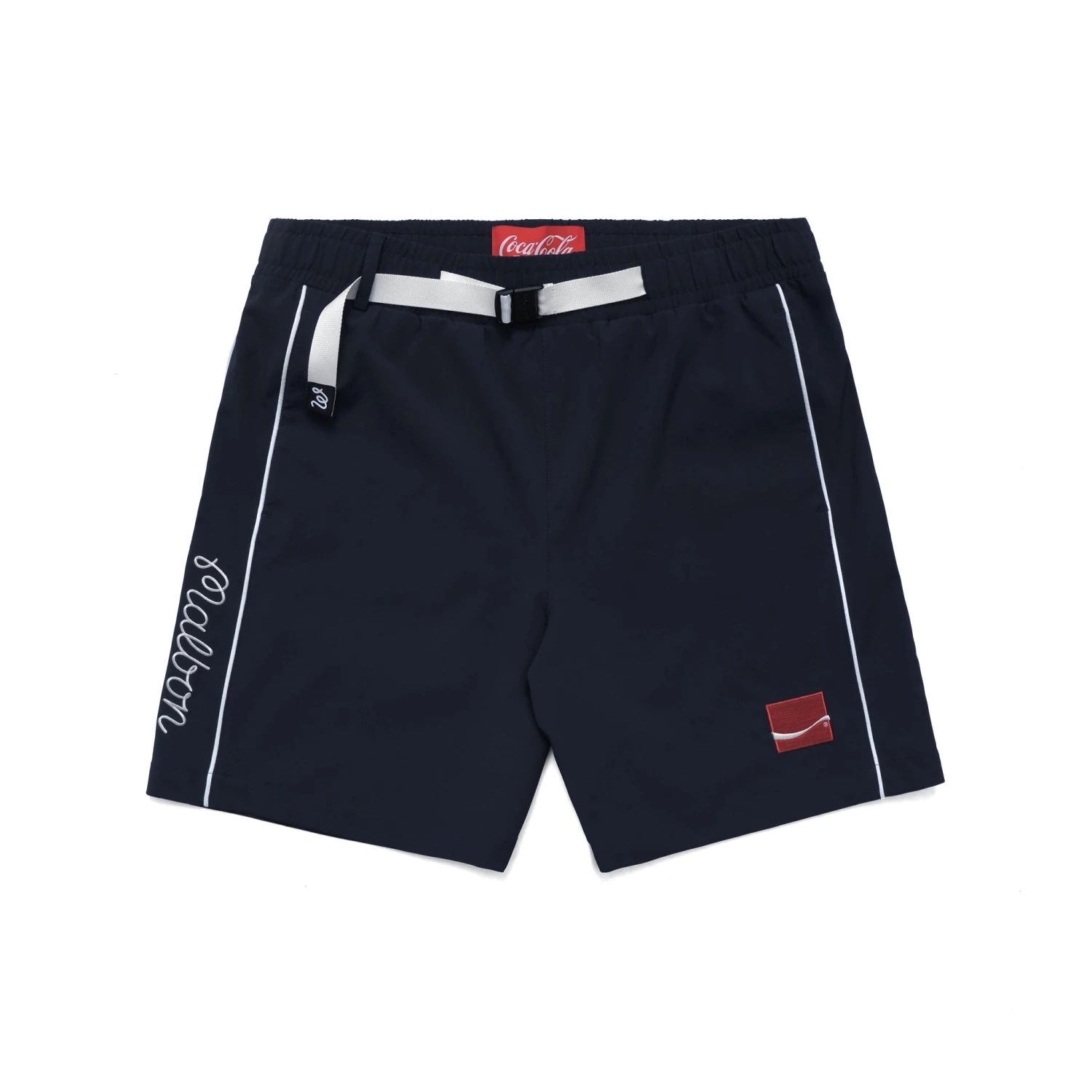 MALBON X COCA-COLA PANELED NYLON SHORT 1 MALBON X COCA-COLA PANELED NYLON SHORT