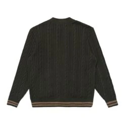 MALBON X BUDWEISER PLAYERS CABLE KNIT CARDIGAN -Elite Wear Shop M 8575 OLV 3