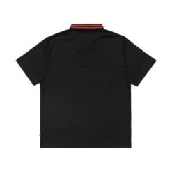 MALBON X BUDWEISER PERFORMANCE ZIP POLO 7 MALBON X BUDWEISER PERFORMANCE ZIP POLO -Elite Wear Shop M 8578 BLK RED 3