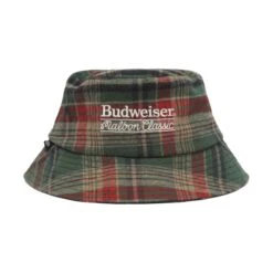 MALBON X BUDWEISER PLAID BUCKET HAT 6 MALBON X BUDWEISER PLAID BUCKET HAT -Elite Wear Shop M 8582 MULTI 1