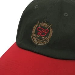 MALBON X BUDWEISER CRESTED STRAPBACK -Elite Wear Shop M 8583 OLV RED 2