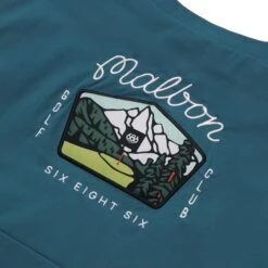 MALBON X 686 PRIMALOFT DRI RELEASE MERINO PULLOVER JACKET -Elite Wear Shop M3FAWLS172 BLUE 4