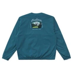 MALBON X 686 PRIMALOFT DRI RELEASE MERINO PULLOVER JACKET -Elite Wear Shop M3FAWLS172 BLUE 5