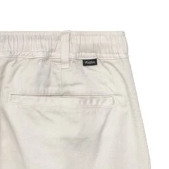Washed Cotton Twill Cropped Chino Pant -Elite Wear Shop M8000Ivory2