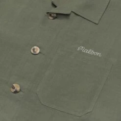 Cayman Linen Chore Jacket 6 Cayman Linen Chore Jacket -Elite Wear Shop M8186Olive2