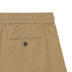 Cayman Linen Short 7 Cayman Linen Short -Elite Wear Shop M8187Khaki3