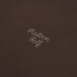 MALBON GOLF SCRIPT CREWNECK -Elite Wear Shop MalbonGolfGarmentDyedCrewneckBrown2