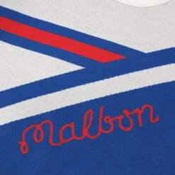 Golf & Ski Intarsia Knit Sweater -Elite Wear Shop MalbonxGolfSkiKnitCrewneckBlueWhite2