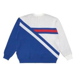 Golf & Ski Intarsia Knit Sweater -Elite Wear Shop MalbonxGolfSkiKnitCrewneckBlueWhite3