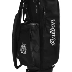 Malbon X Jones Cardinal Crest Trouper R Golf Bag 9 Malbon X Jones Cardinal Crest Trouper R Golf Bag -Elite Wear Shop MalbonxJonesMalbonCoGolfBagBlack5