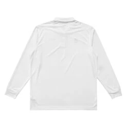 Malbon X Nike Dri-FIT Victory Solid Long Sleeve Polo -Elite Wear Shop MalbonxNikeDriFitVictorySolidLSPoloWhite3