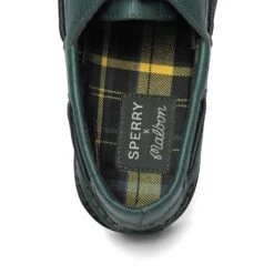 Malbon X Sperry Vibram Lug 3-Eye (MENS) -Elite Wear Shop MalbonxSperry3EyeCrocBoatShoeGreen4