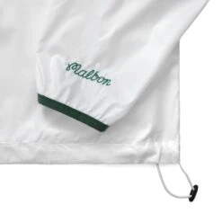 MALBON X WASTE MANAGEMENT Nylon Popover Jacket -Elite Wear Shop MalbonxWMNylonPopoverJacketWhite4