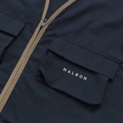 MALBON X THE PLAYERS FISHING VEST -Elite Wear Shop ThePlayersCottonTwillFishingVestNavy2