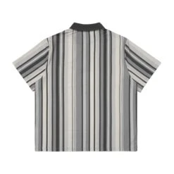 VERTICAL STRIPE JERSEY POLO -Elite Wear Shop VerticalStripeJerseyPoloGrey3