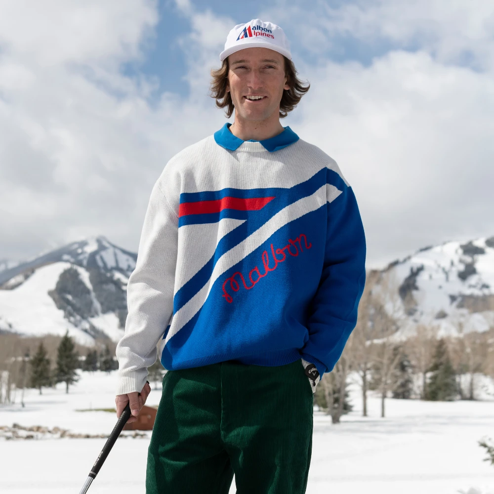 Golf & Ski Intarsia Knit Sweater - Image 2